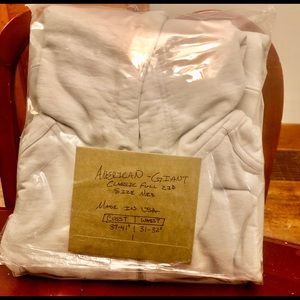 American-Giant full zip Hoodie USA Med